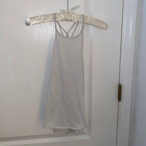 hollister white tank top size small